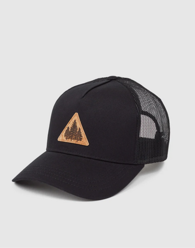 TenTree Pine Trio Altitude Hat - Meteorite Black/Cork Patch