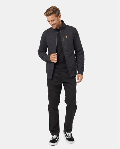 TenTree Begbie Full Zip - Meteorite Black Heather | Men’s