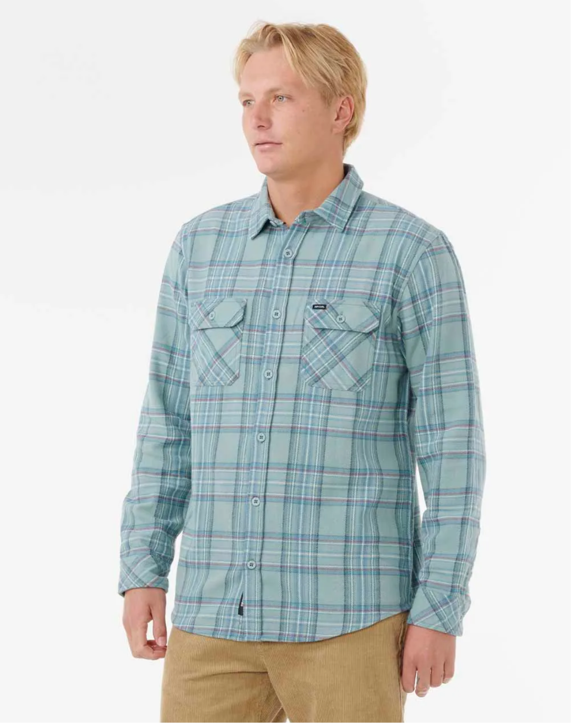 Rip Curl Griffin Flannel - Blue Lagoon | Mens