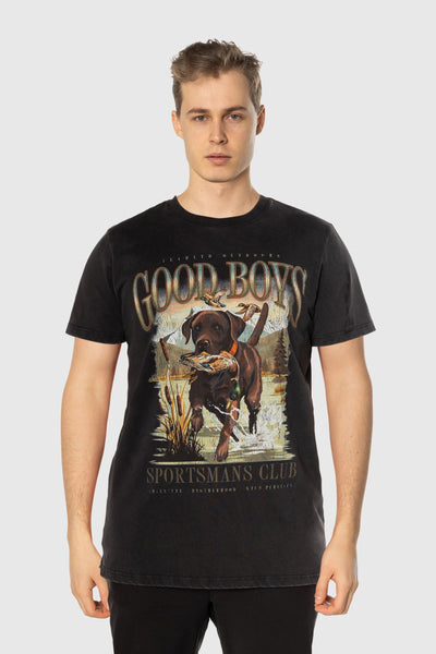 TEAMLTD Good Boy Tee - Washed Black | Men’s