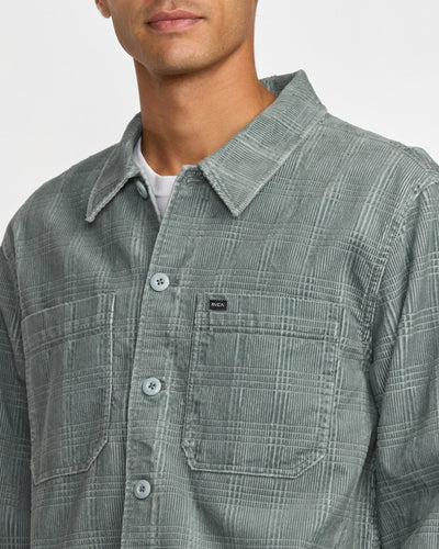 RVCA Adams Overshirt Jacket - Lead | Men’s