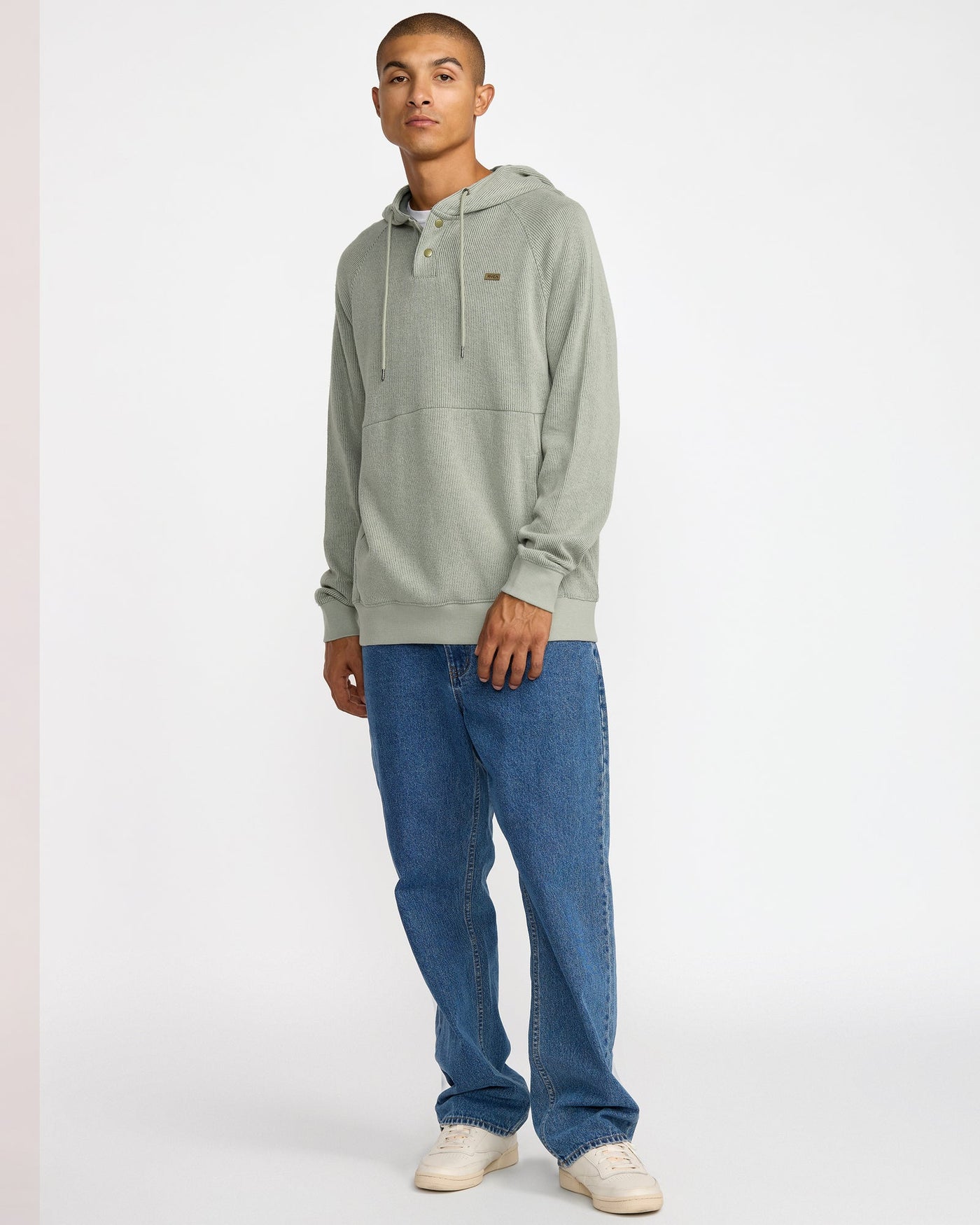 RVCA Port Pullover 3 - Light Olive | Men’s