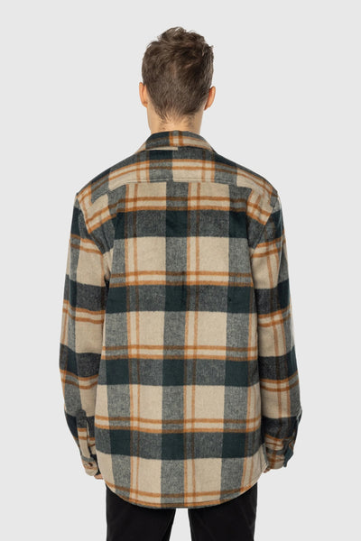 TEAMLTD Plaid Overshirt - Forest | Men’s