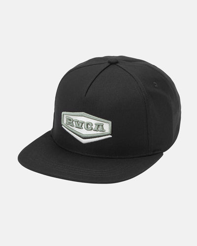 RVCA Hex Inc Snapback - Black