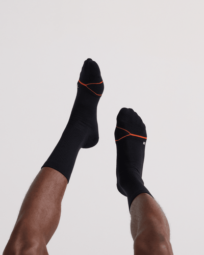 SAXX Good Form Crew Socks - Black | Men’s