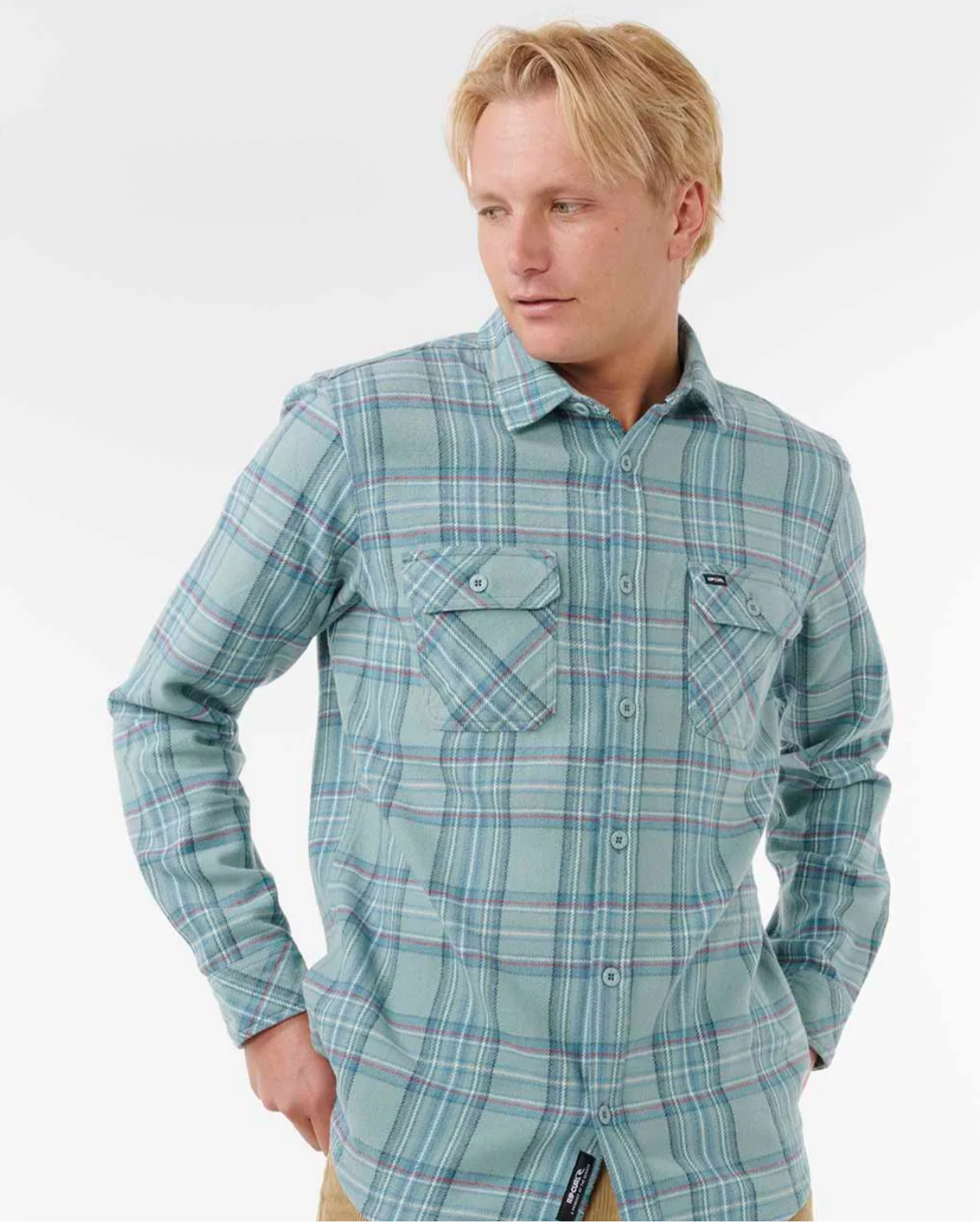 Rip Curl Griffin Flannel - Blue Lagoon | Mens