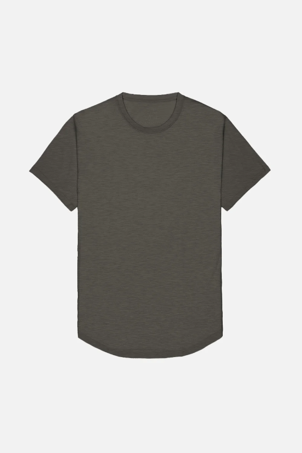 Kuwalla Eazy Scoop Tee - Dark Olive | Men’s