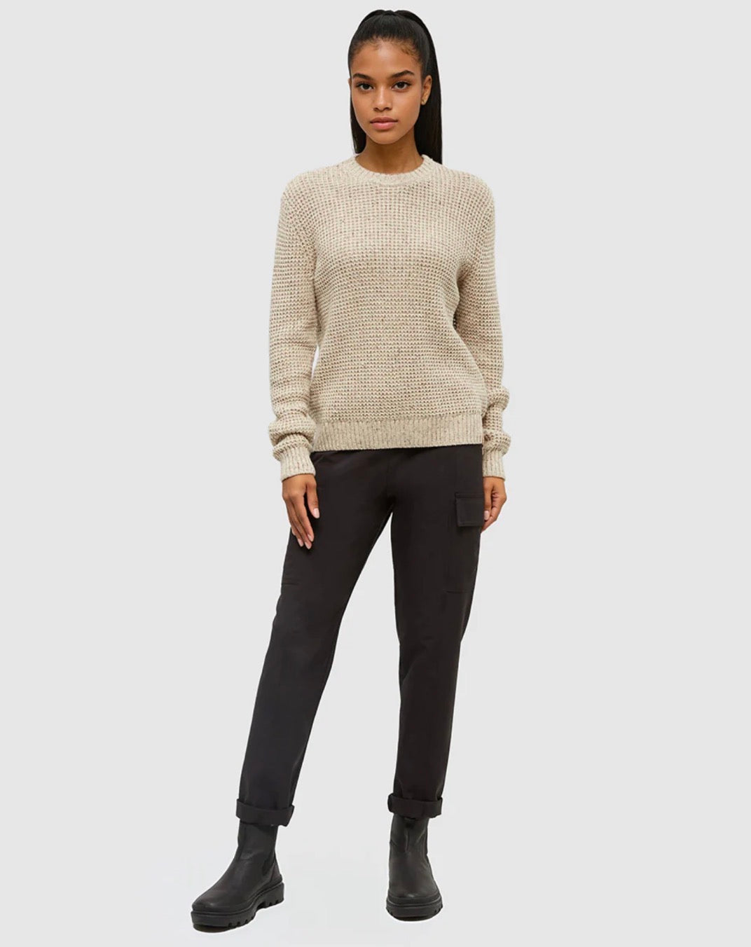 TenTree Morrell Sweater - Warm Oak Nep | Women’s