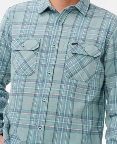 Rip Curl Griffin Flannel - Blue Lagoon | Mens