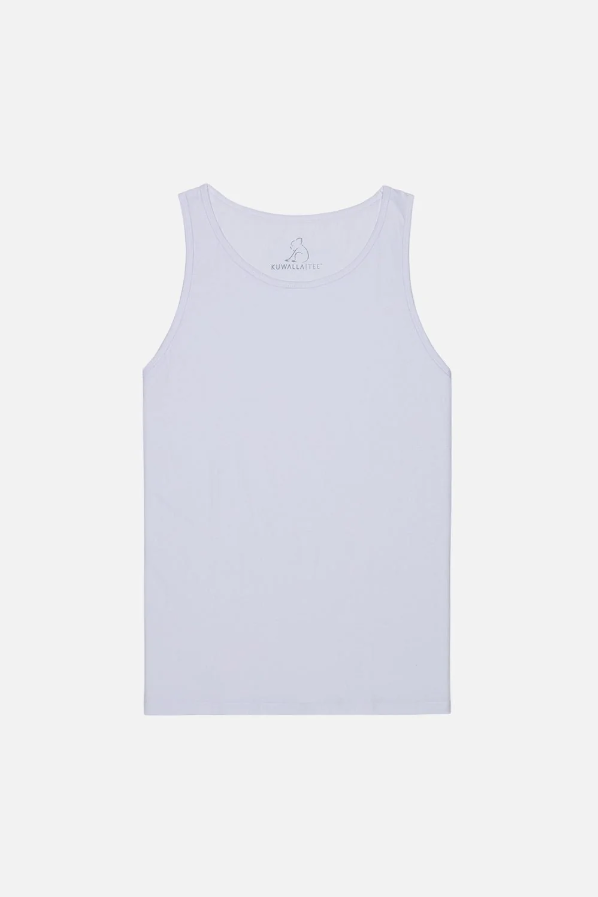 Kuwalla Eazy Tank - White | Men’s