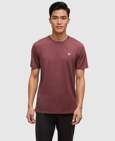 TenTree Baker T-Shirt - Deep Burgundy Heather | Men’s