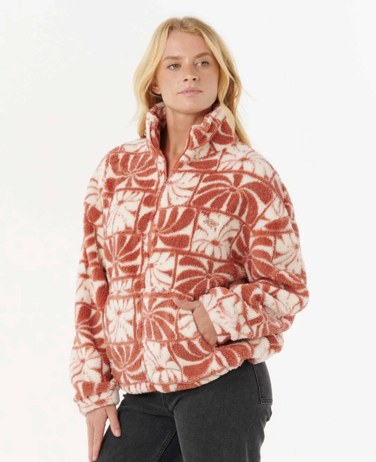 Rip Curl Artist Of The Search - Ty Williams Polar Fleece - Brick | Women’s