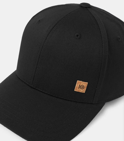 TenTree Cork Icon Elevation Hat - Meteorite Black