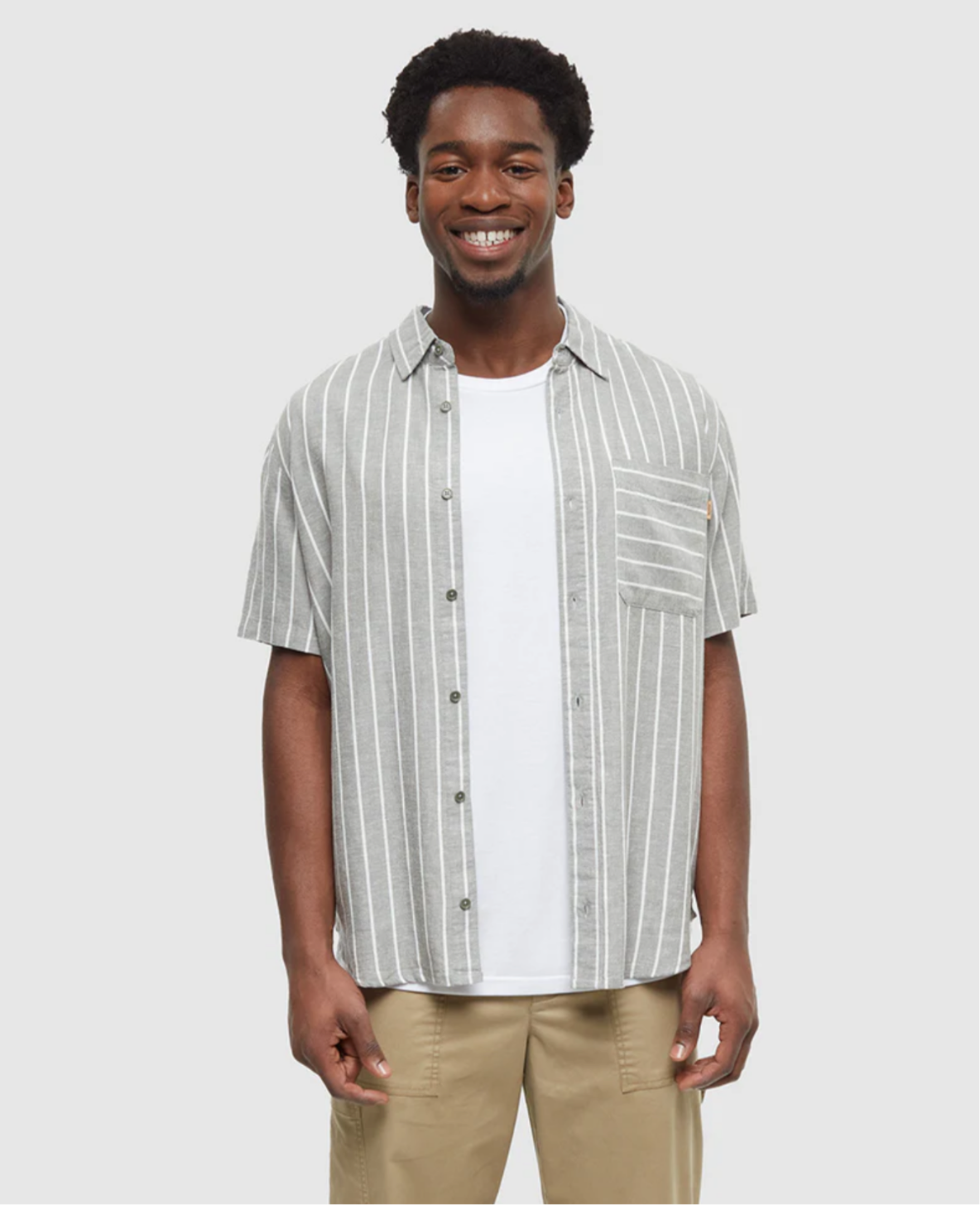 TenTree Dundas Shirt -Agave Green/Undyed | Men’s