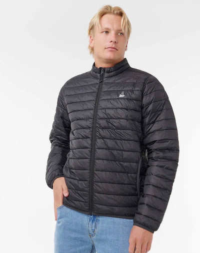 Rip Curl Anti-Series Search Puffer Crew - Black | Men’s