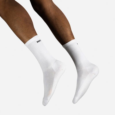 BN3TH Classic Crew Sock 3 Pack - White | Men’s