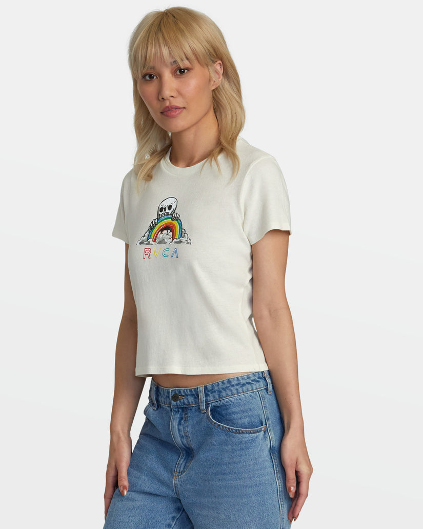 RVCA Rainbow Skull T-Shirt