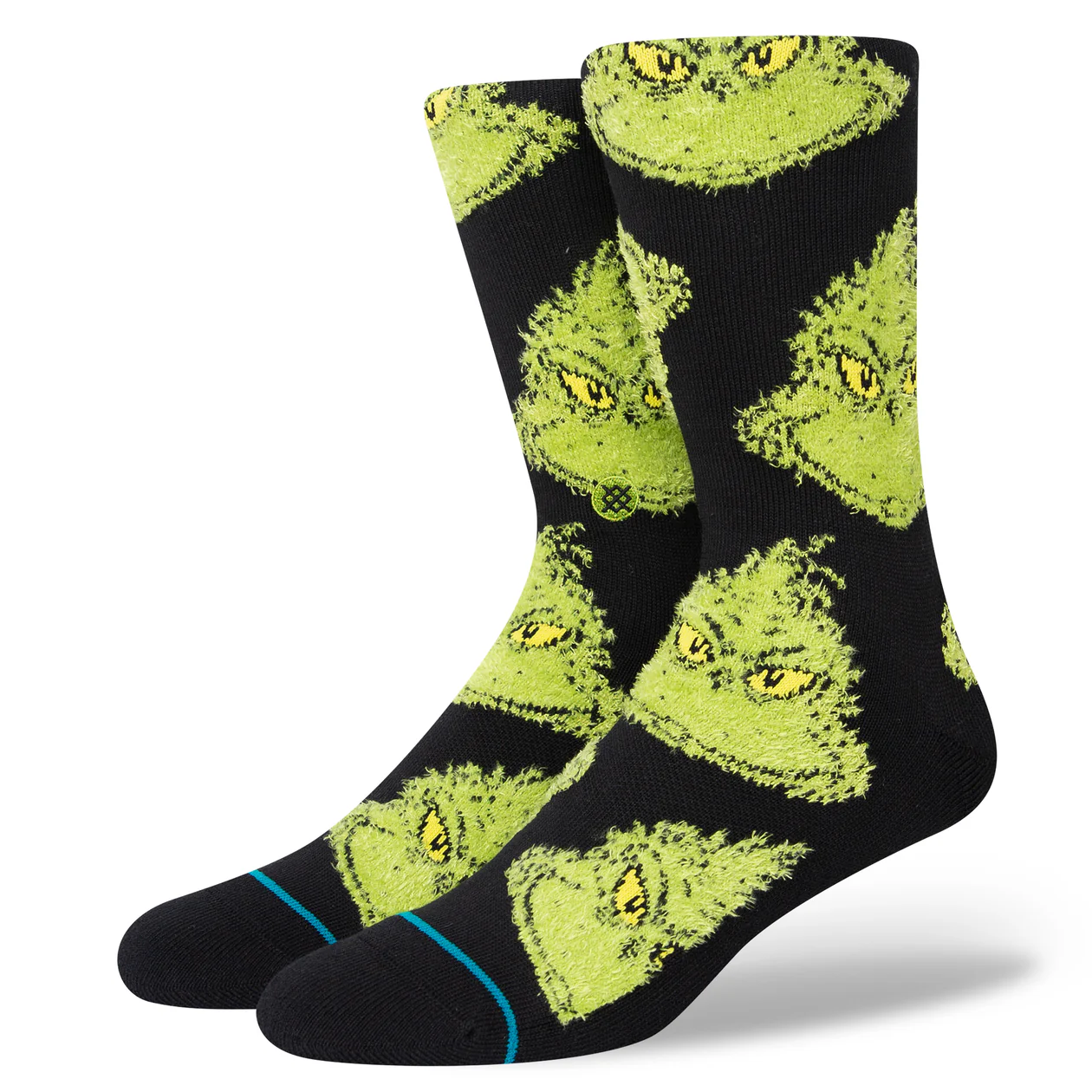 Stance X The Grinch Mean One Crew Socks - Black | Unisex