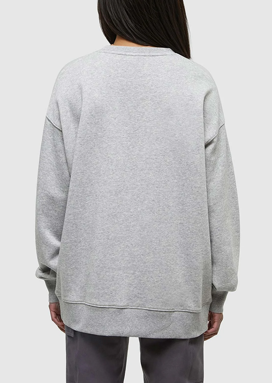 TenTree Alpine Oversized Crew - Habour Grey Heather/Glacier Grey | Women’s