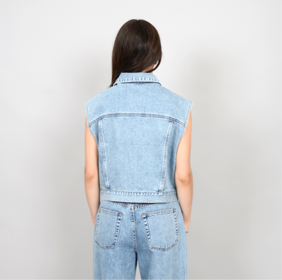 RD Style Boranis Denim Motor Vest