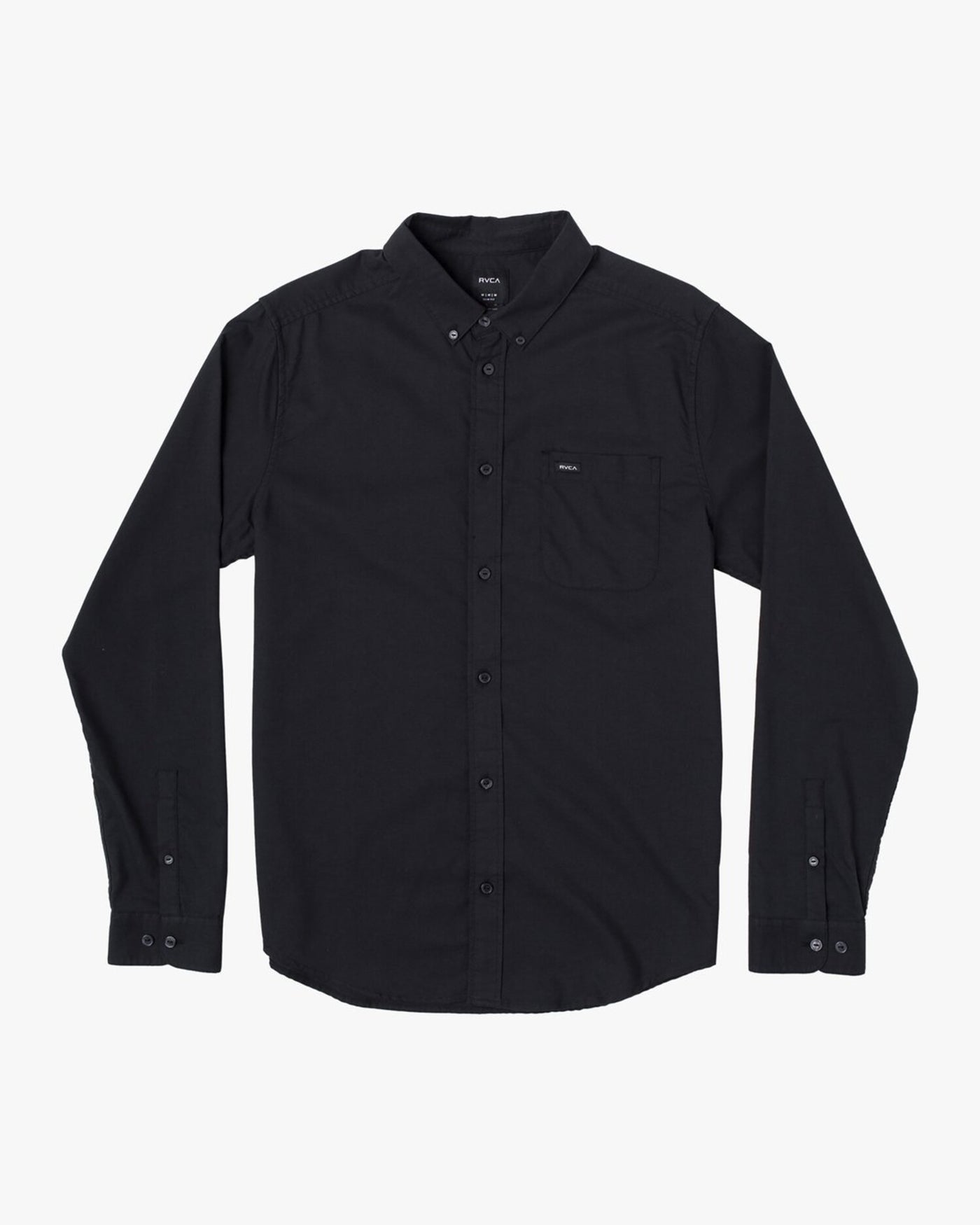 RVCA That’ll Do Stretch Long Sleeve Shirt - Black | Men’s
