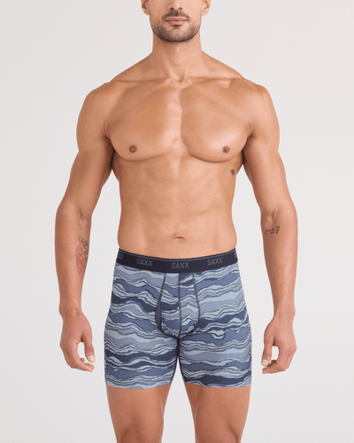 SAXX Pro Quest Quick-Dry Mesh Boxer Brief 6” w/ Fly - Lazy River/Multi | Men’s