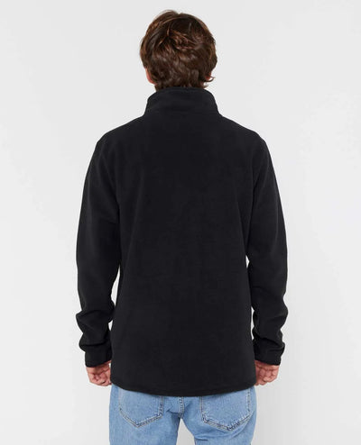 Rip Curl Search Puffer Fleece Crew - Black | Men’s