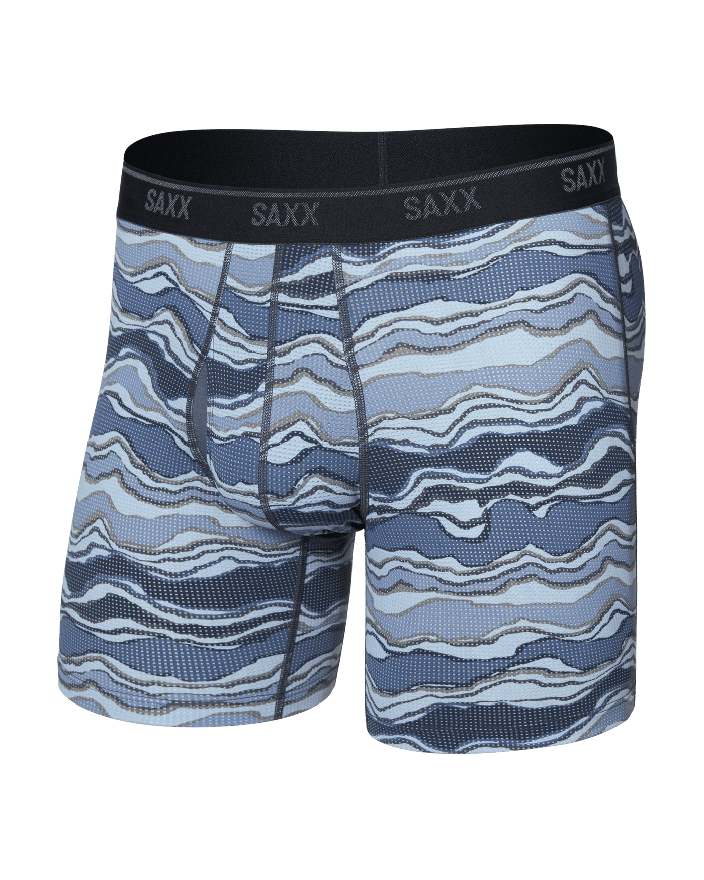 SAXX Pro Quest Quick-Dry Mesh Boxer Brief 6” w/ Fly - Lazy River/Multi | Men’s