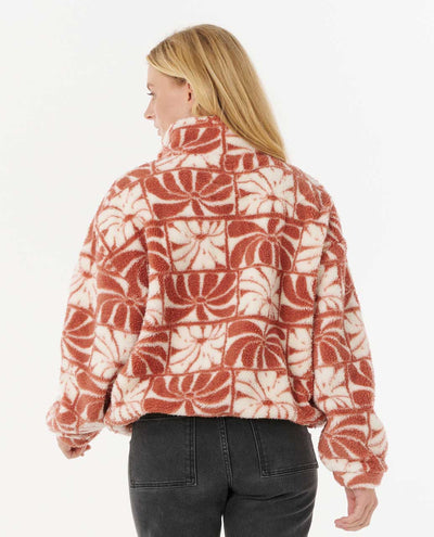 Rip Curl Artist Of The Search - Ty Williams Polar Fleece - Brick | Women’s