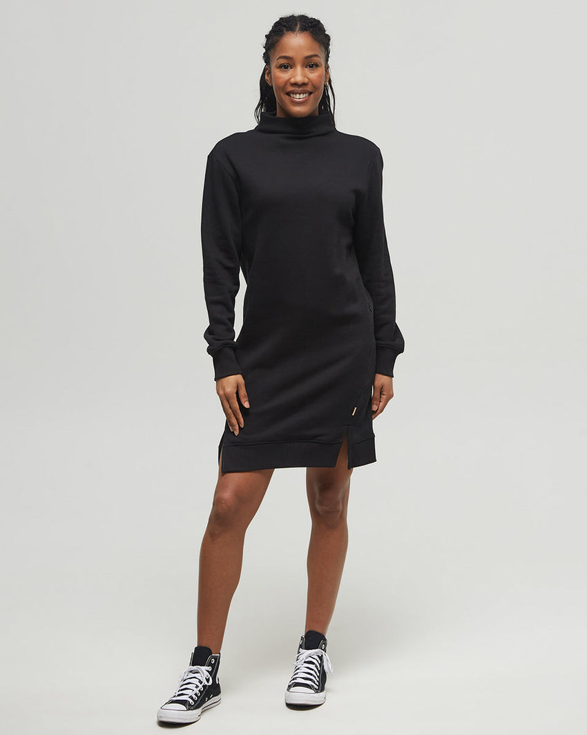 TenTree TreeFleece Mock Neck Sweatshirt Dress