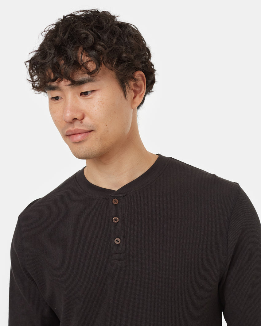 TenTree TreeWaffle Henley Longsleeve