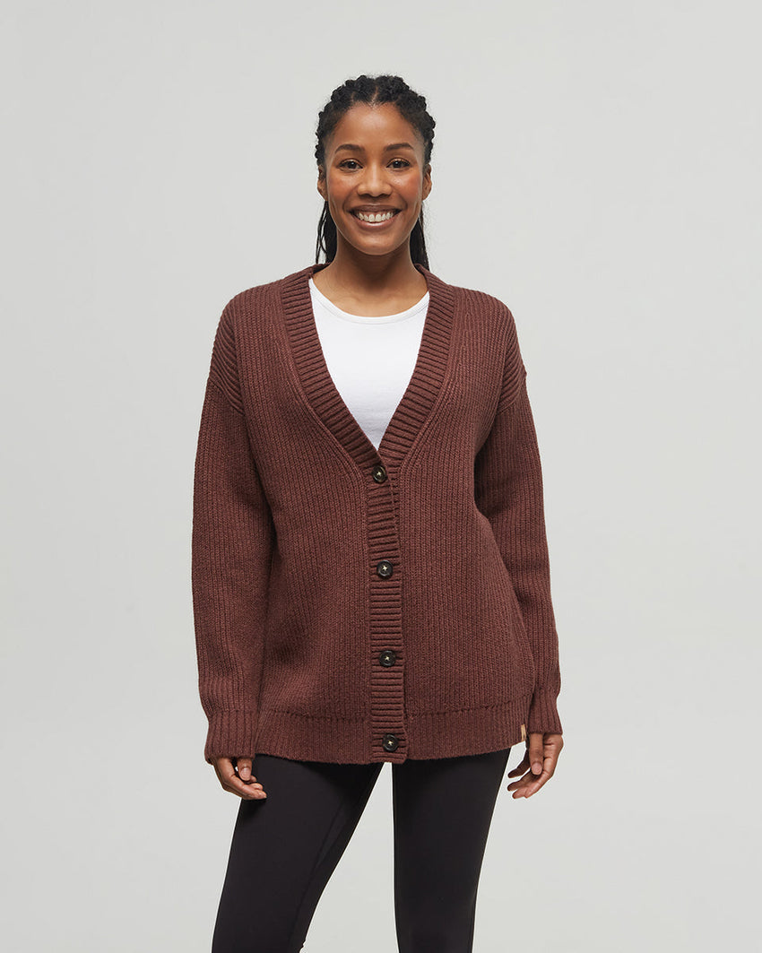 TenTree Highline Oversized Button Cardigan