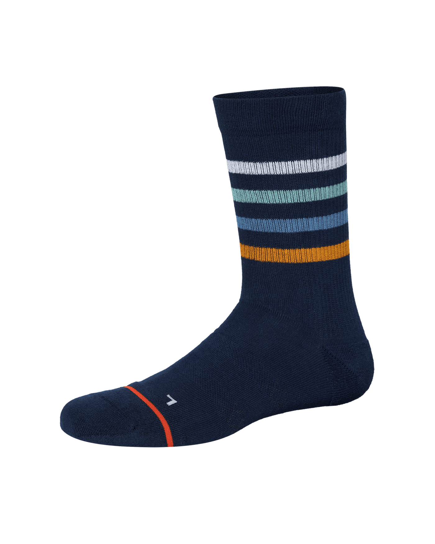 SAXX Good Form Crew Sock - Blue Bold Stripe | Men’s