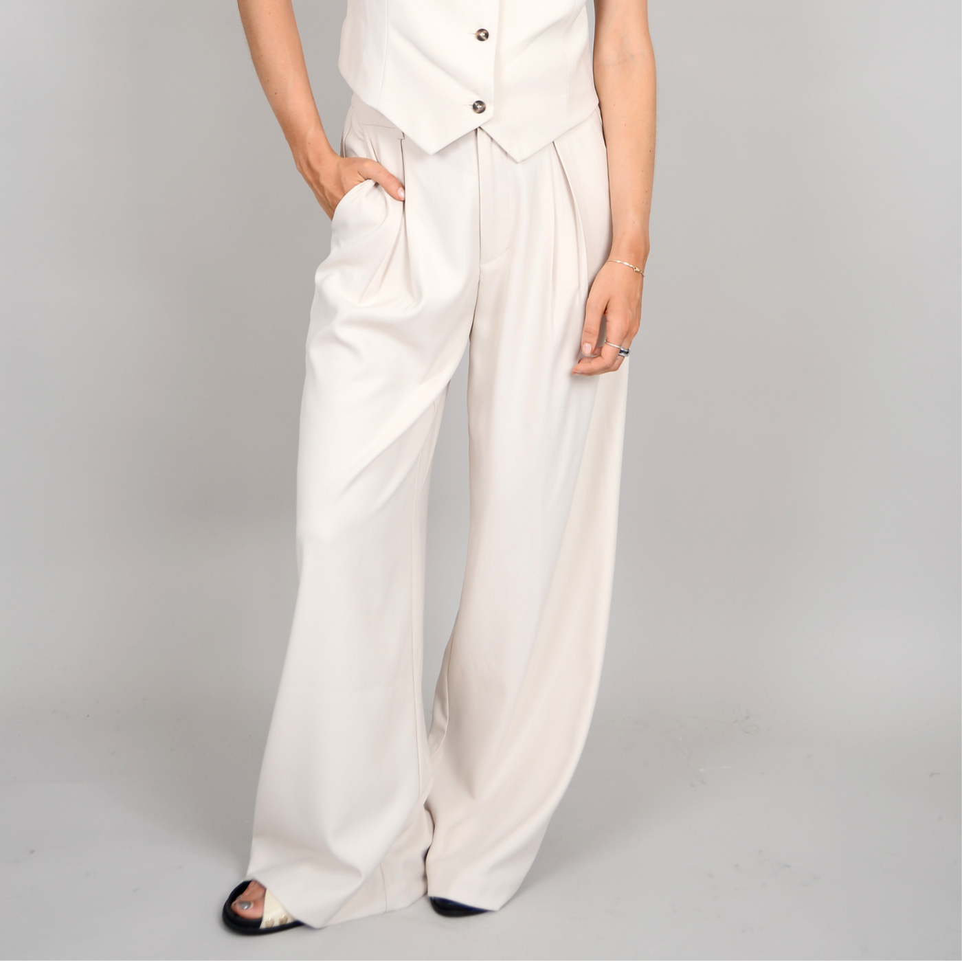 RD Style NYX Zip Up Pants - Sandstone | Women’s