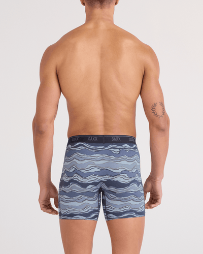 SAXX Pro Quest Quick-Dry Mesh Boxer Brief 6” w/ Fly - Lazy River/Multi | Men’s