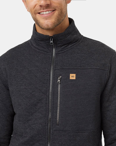 TenTree Begbie Full Zip - Meteorite Black Heather | Men’s