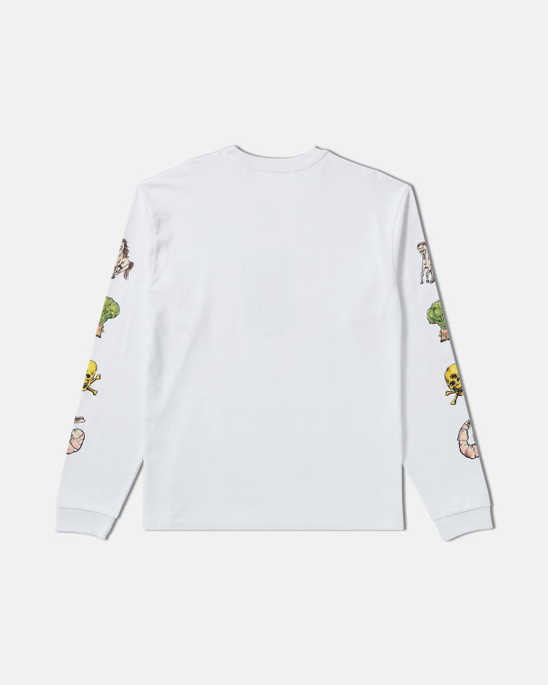 RVCA X SPANKY KSL Long Sleeve T-Shirt - White | Men’s