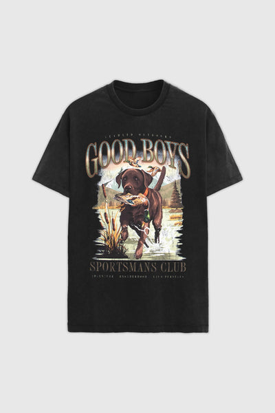TEAMLTD Good Boy Tee - Washed Black | Men’s