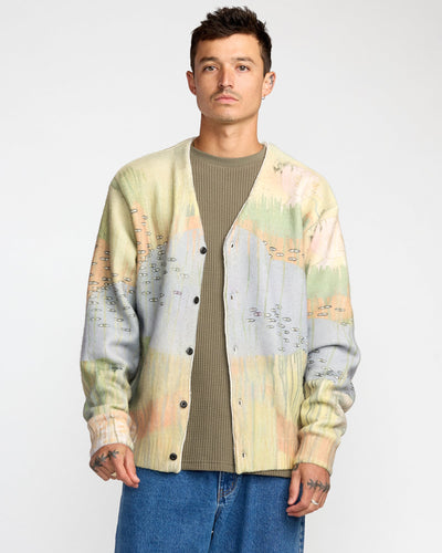 RVCA Ed Archive Cardigan - Multi Templeton | Men’s
