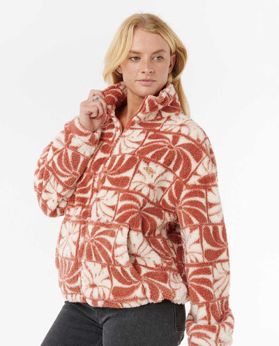 Rip Curl Artist Of The Search - Ty Williams Polar Fleece - Brick | Women’s