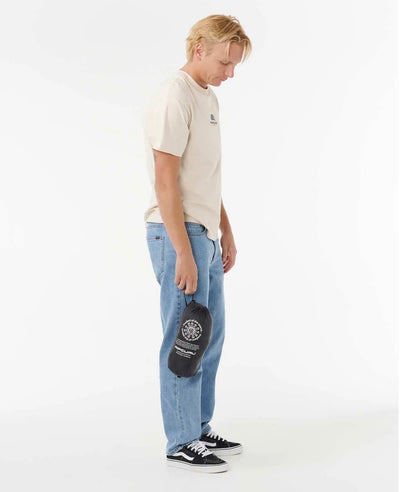 Rip Curl Anti-Series Search Puffer Crew - Black | Men’s