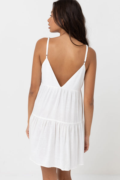 Rhythm Classic Tiered Mini Dress