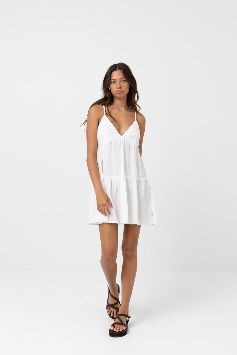 Rhythm Classic Tiered Mini Dress