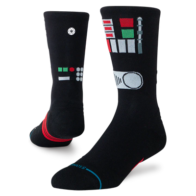 Stance X Star Wars Dark Side Performance Crew Socks - Black | Unisex