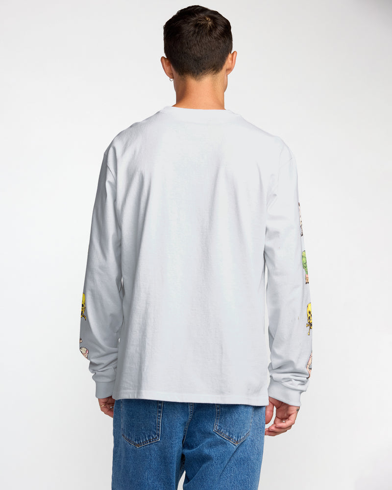 RVCA X SPANKY KSL Long Sleeve T-Shirt - White | Men’s