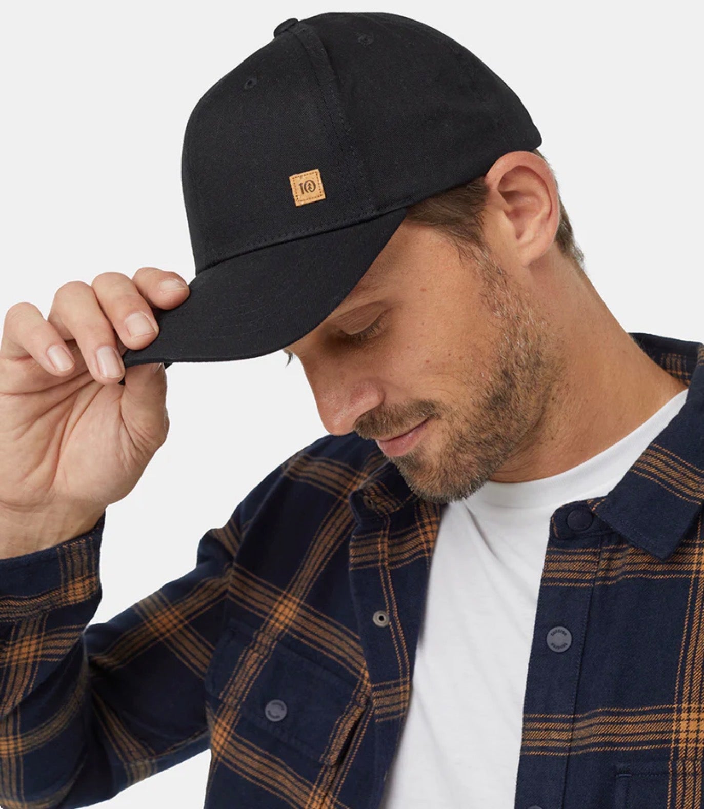 TenTree Cork Icon Elevation Hat - Meteorite Black