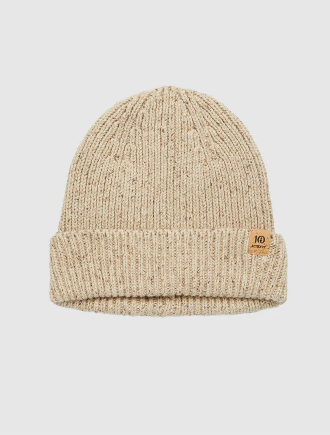 TenTree Brislow Fleck Beanie - Warm Oak Nep
