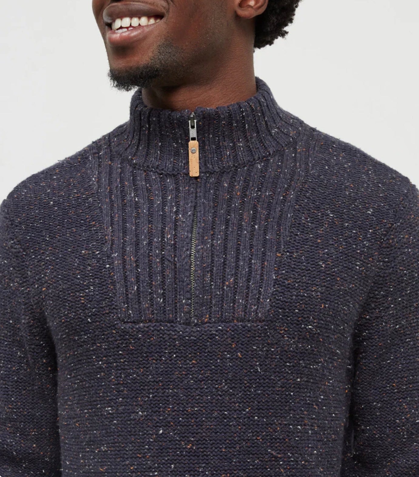 TenTree Conrad Sweater - Midnight Blue Nep | Men’s