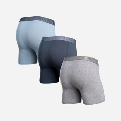 BN3TH Essentials Boxer Brief 3 Pack - Dusty/Midnight/Heather Grey | Men’s