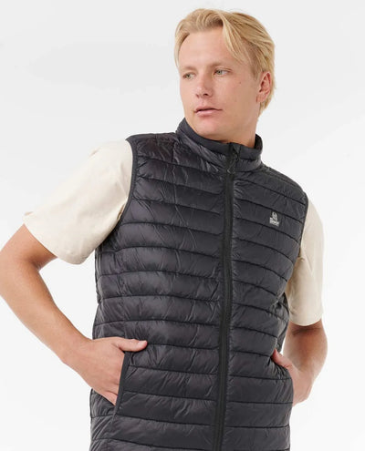 Rip Curl Anti Series Search Puffer Vest - Black | Men’s